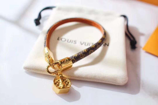 Bracelet Femme en Cuir LV